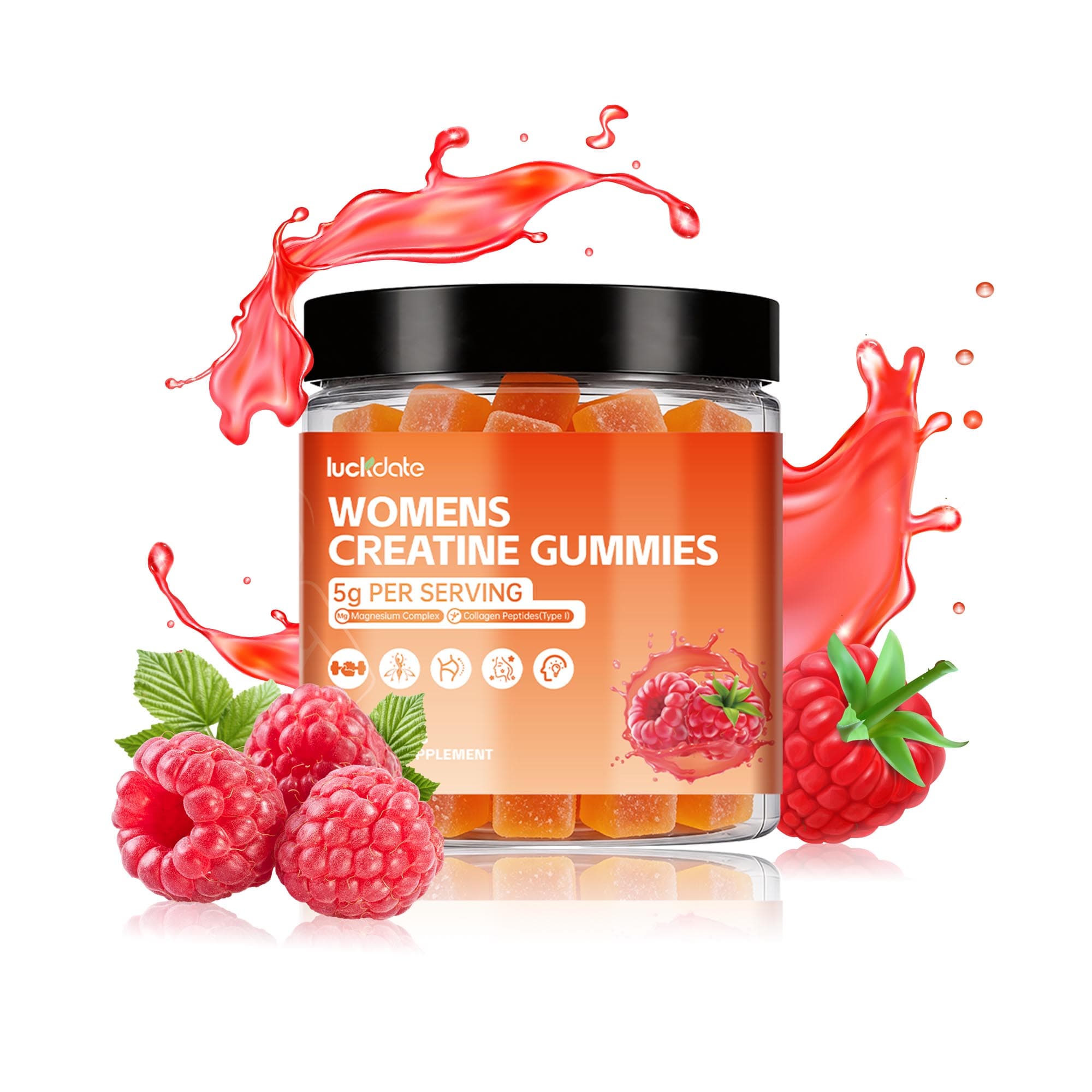 LuckDate Creatine Gummies for Women